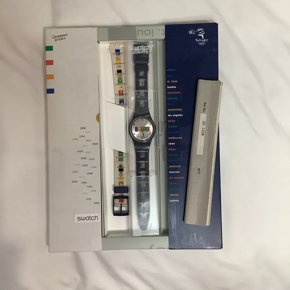 Swatch Black Watch Olympic Edition Sydney 2000